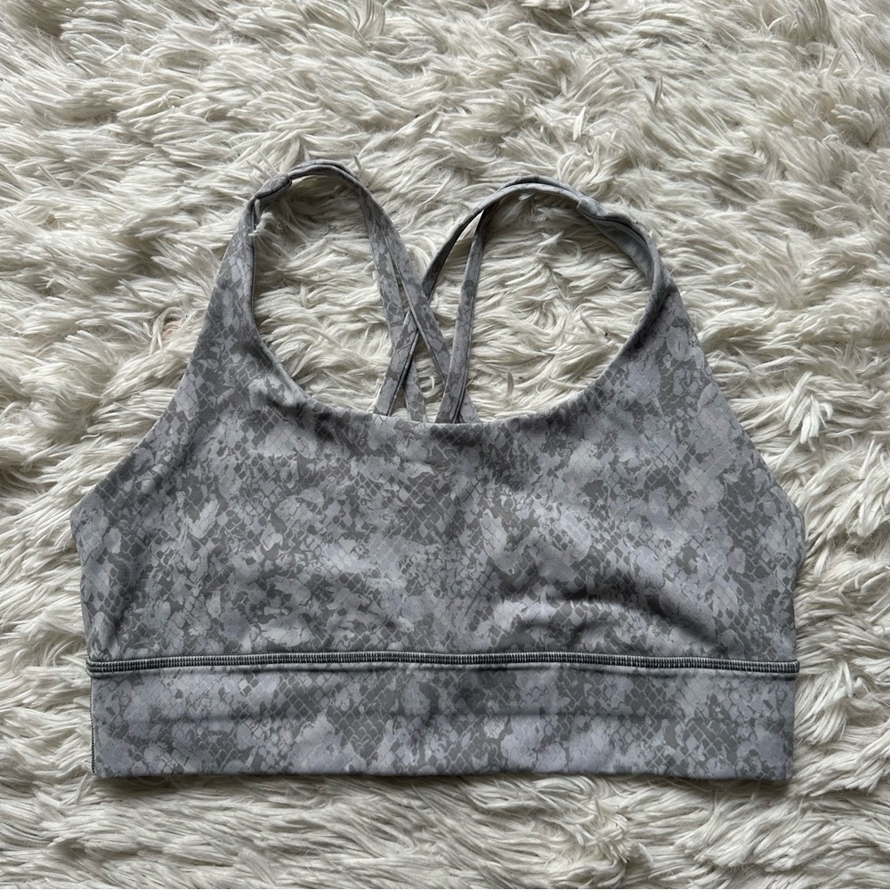Lululemon Energy Bra Longline Medium Support Active Size 10